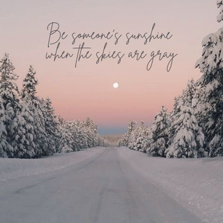 Inspirational winter wallpaper