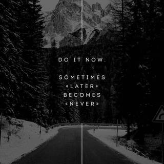 Inspirational winter wallpaper