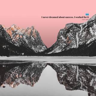 Inspirational winter wallpaper