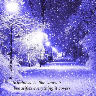 Inspirational winter wallpaper