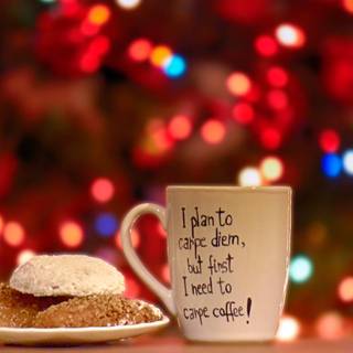 Christmas snack wallpaper