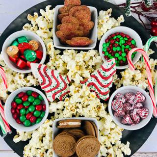 Christmas snack wallpaper