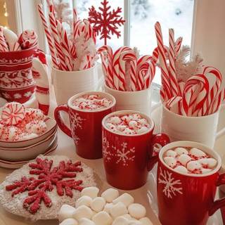 Christmas snack wallpaper