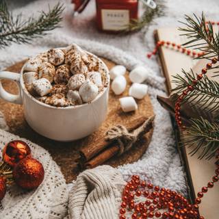Christmas snack wallpaper