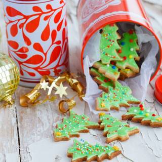 Christmas snack wallpaper