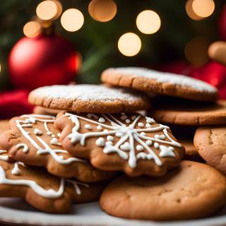 Christmas snack wallpaper