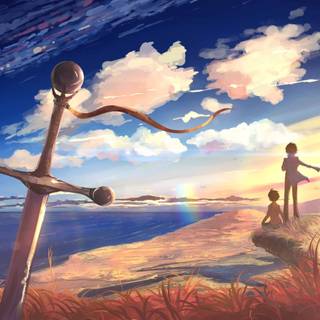 Anime winter Mac wallpaper