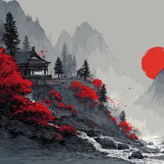 Anime winter Mac wallpaper