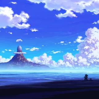 Anime winter Mac wallpaper