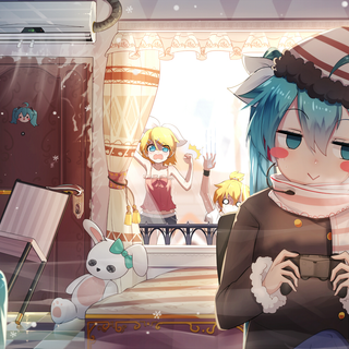 Anime winter Mac wallpaper