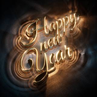Gothic New Year wallpaper