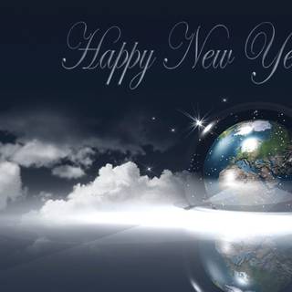 Gothic New Year wallpaper