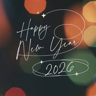 iPhone Happy New Year 2026 wallpaper