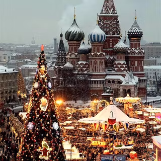 Christmas Russia wallpaper