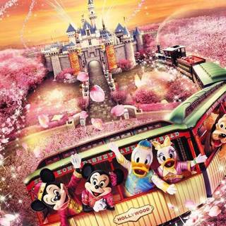 New Year Disney iPhone wallpaper