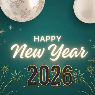 iPhone Happy New Year 2026 wallpaper