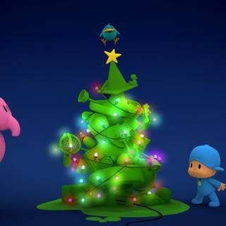 Christmas Pocoyo wallpaper