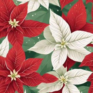Christmas plant wallpaper