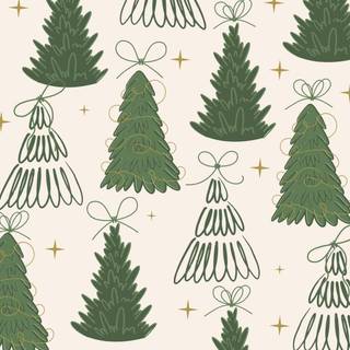 Christmas plant wallpaper