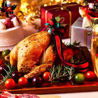 Christmas restaurant wallpaper