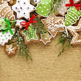 Christmas restaurant wallpaper