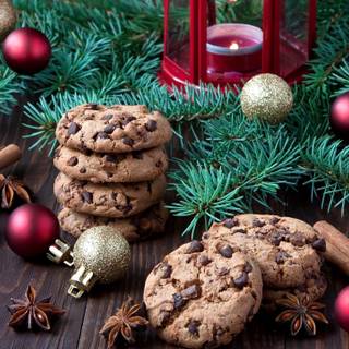 Christmas restaurant wallpaper