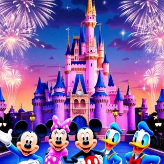 New Year Disney iPhone wallpaper