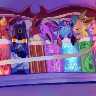 Eevee's evolution wallpaper