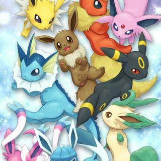 Eevee's evolution wallpaper