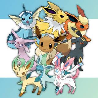 Eevee's evolution wallpaper