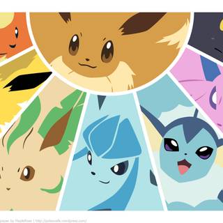 Eevee's evolution wallpaper