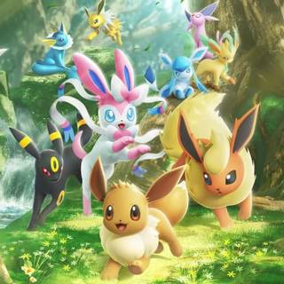 Eevee's evolution wallpaper