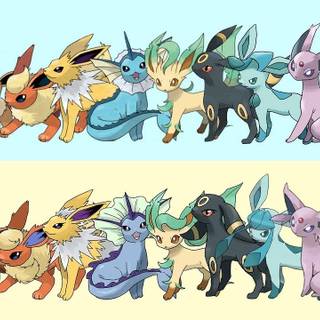 Eevee's evolution wallpaper