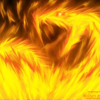 Snakes on fire wallpaper