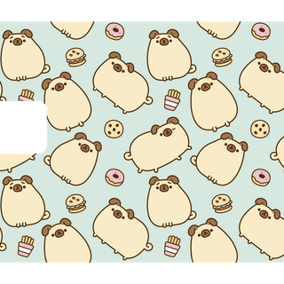 Pusheen pug wallpaper