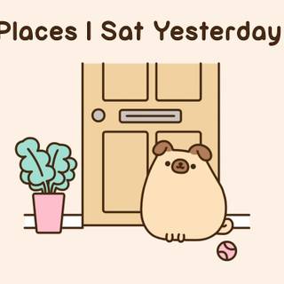Pusheen pug wallpaper