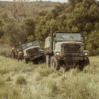 Military cars wallpaper