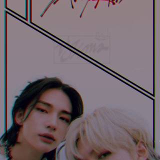 Hyunjin and Felix phone wallpaper