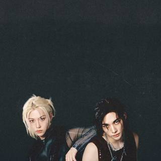 Hyunjin and Felix phone wallpaper