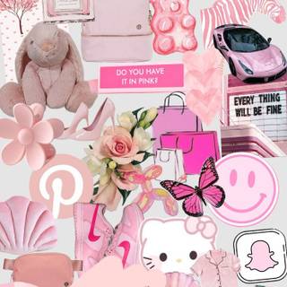 Cute pink stuff wallpaper