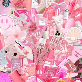 Cute pink stuff wallpaper