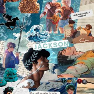 Percy Jackson collage wallpaper