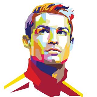 Ronaldo painting wallpaper