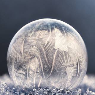 iPhone winter ice wallpaper