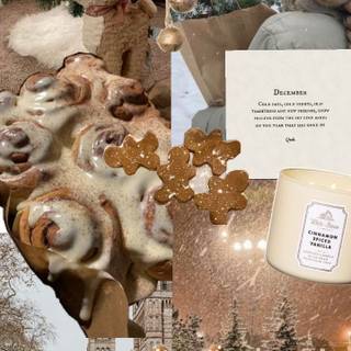 Collage winter Christmas wallpaper