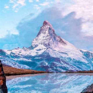 iPhone winter ice wallpaper