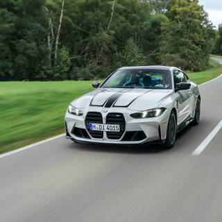 BMW M4 2025 gray wallpaper