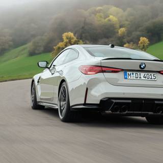 BMW M4 2025 gray wallpaper