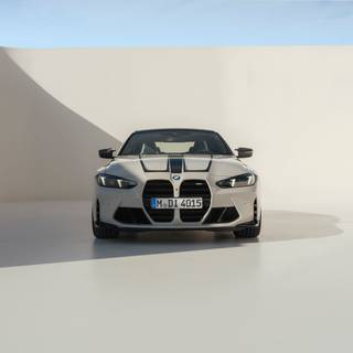 BMW M4 2025 gray wallpaper