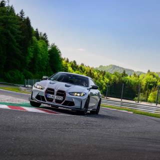 BMW M4 2025 gray wallpaper